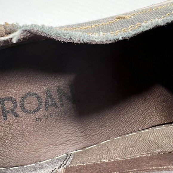 Roan by BEDSTU Gray Casual Kayson Leather Slip On Canvas Shoes Mens Size 10.5 - Picture 9 of 11